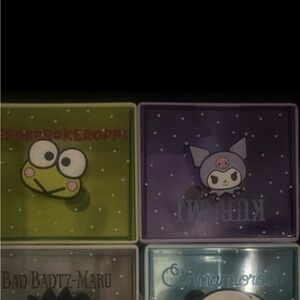 Sanrio Character Box Set - Green, Purple, Black, Blue
